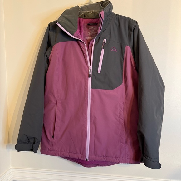 L.L.Bean Wildcat Waterproof Ski Jacket colorblock - Picture 2 of 14